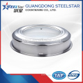 Airtight glass stainless steel cooking pot lids